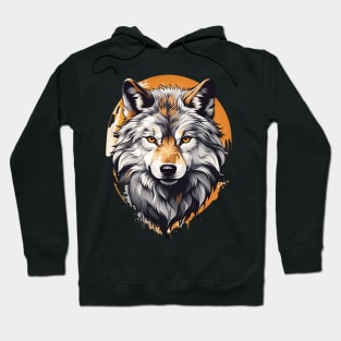 Wolf Wildlife AI Art Hoodie